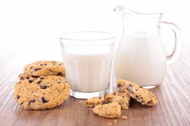 餅干和牛奶