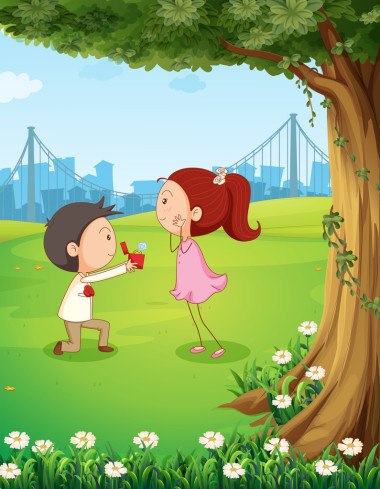 附近的树上的求