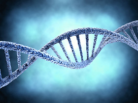 dna 分子在抽象的背景