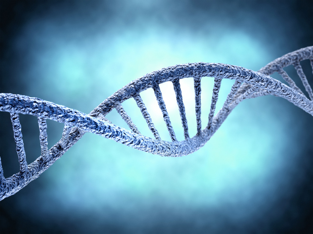dna 分子在抽象的背景
