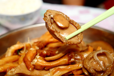 煮熟的鮑魚，回家作圖片