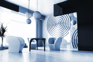 白色内饰是黑色的