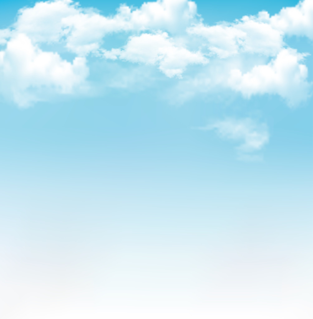 蓝蓝的天空云。矢量背景 蓝蓝的天空云。矢量背景