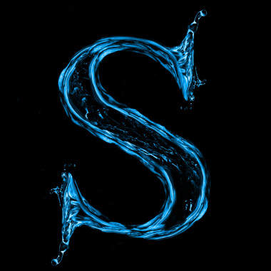 字母表的字母 s照片