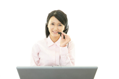 微笑呼叫中心运营商照片