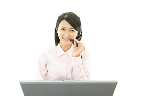 微笑呼叫中心运营商照片