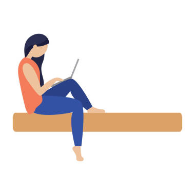 在家工作的婦女