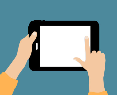 使用網(wǎng)上服務(wù)概念平面矢量圖解