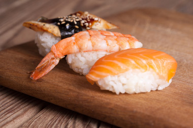 新鮮的壽司圖片