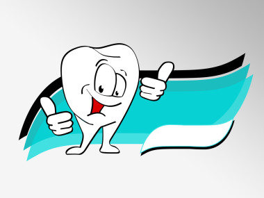 用大拇指卡通牙齒圖片