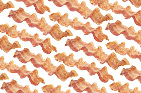 煎的培根条图片