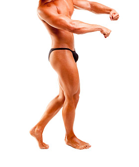 构成的健美运动员图片