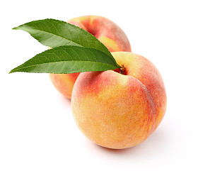 新鲜的桃子图片