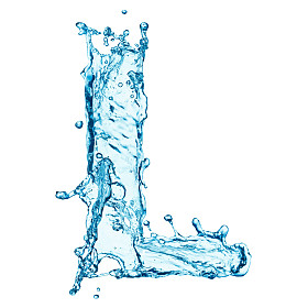 水溅字母 l图片