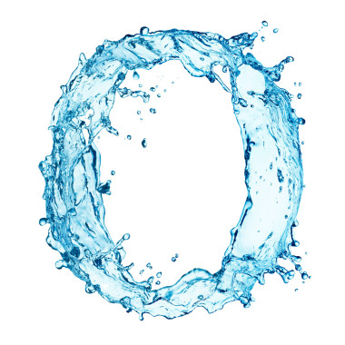 水濺字母 o