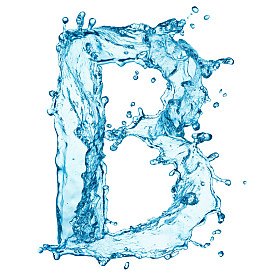 水溅字母 b图片