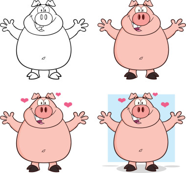 豬卡通人物 5 收藏集圖片
