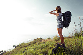 徒步旅行者图片