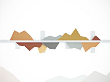 与跌宕起伏的 3d 图表设计 与跌宕起伏的 3d 图表设计