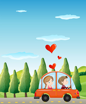 几个骑着一辆车