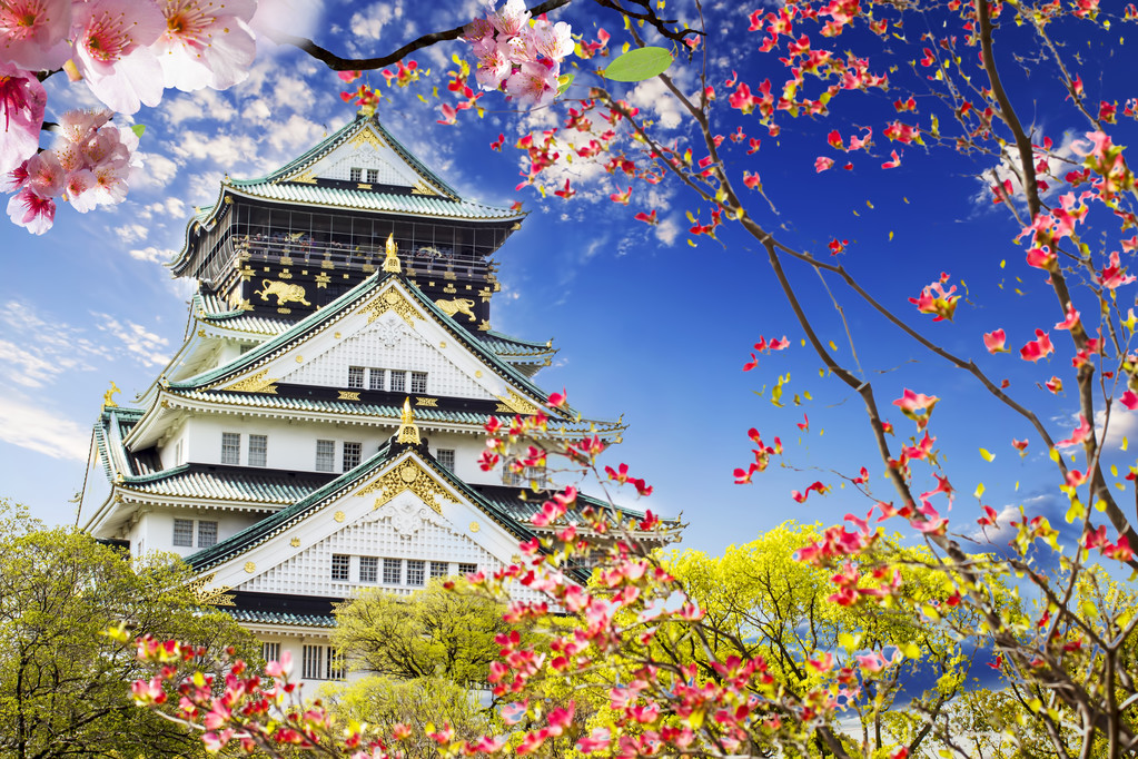 大阪城堡在大阪,日本.图片 大阪城堡在大阪,日本.图片