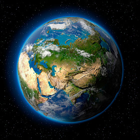地球在宇宙中图片