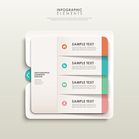 抽象横幅信息图形