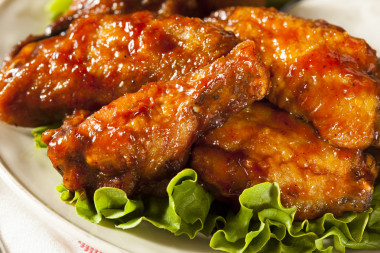 烧烤布法罗鸡翅图片