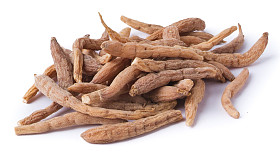 以中草药为背景