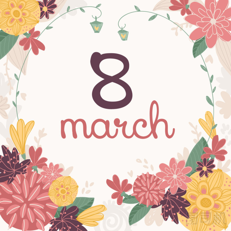 3 月 8 日賀卡圖片