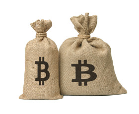 包里带比特币.照片