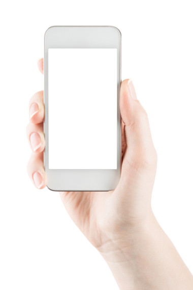 手中的移動(dòng)電話