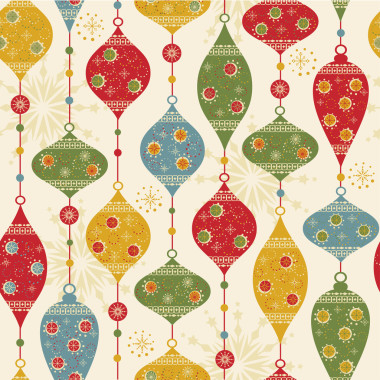 无缝模式与球和星星照片