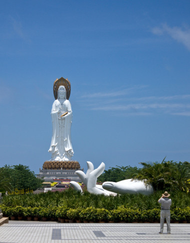 女神观音的雕像
