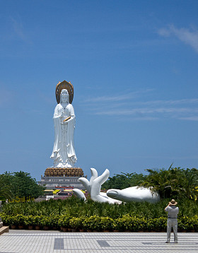 女神观音的雕像