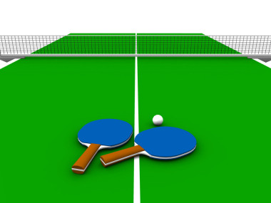 乒乓球桌.圖片