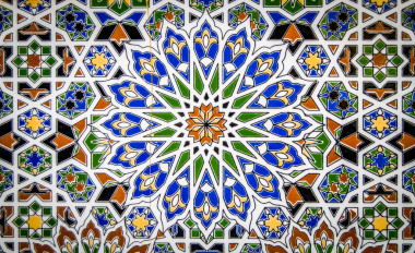 复古图案拼贴照片