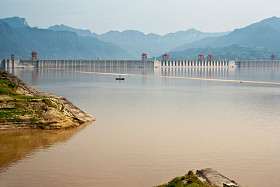 中国在长江三峡大坝图片