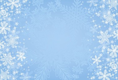 藍色圣誕雪花背景圖片
