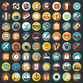 平精品旅游地图图标