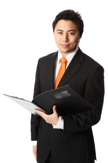 工作的商人圖片