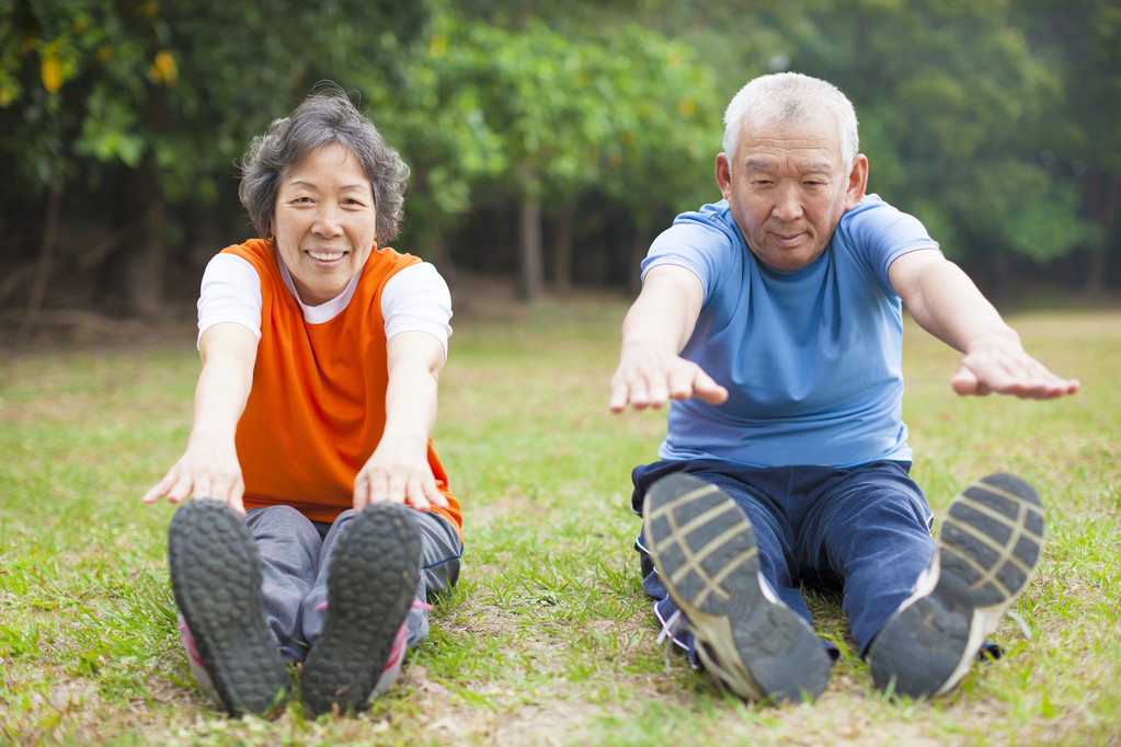 老年健康健身夫妇