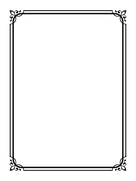 简单黑色装饰装饰框架图片