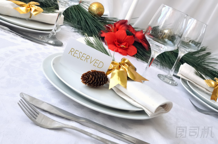 品嘗圣誕的節(jié)日餐