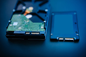 在 ssd 硬盘照片