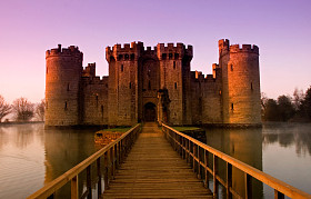 bodiam 城堡日出