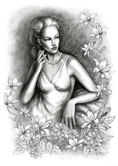 女人和項(xiàng)鏈圖片