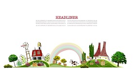 有机农场的插图图片