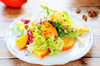 光的新鲜沙拉图片