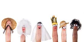 人类种族手指木偶